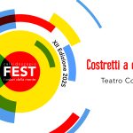 L'immagine annuncia l'avvio di Caleidoscopio Fest che torna a Lodi con XII^ edizione dal titolo Costretti a essere felici